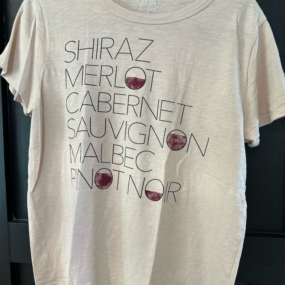 Napa Valley Wine List Graphic Tee